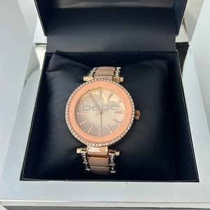Pink women’s bebe watch new in box